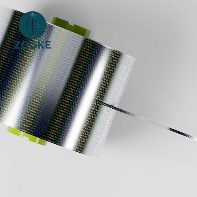 2.5mm Hologram Logo Packing Tape Tear Strip Tape for Cigarette Boxes Sealing