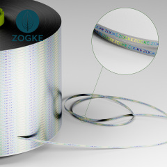 Free Sample Bright Transparent BOPP Hologram Tape Easy Tear for Tobacco Box Opening Water Activated Pressure Sensitive Adhesive