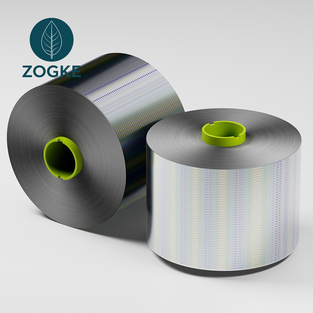 1.6mm Opaque Acrylic Waterproof Holographic PET Packing Tape Hot Melt Single for Cigarette Film & Bag Sealing