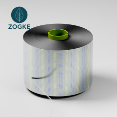 5000m*2.5mm PET White Metalized Holographic Tear Strip Tape Single Sided Acrylic Hot Melt for Bag Sealing Tobacco Packing Made PET