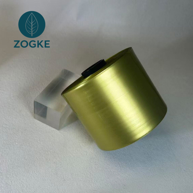Single Dot Gold Line Cigarette Tear-off Tape in 2mm Width Along the Stick Vines Strip