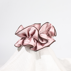 Custom Hair Scrunchies Personalized Satin Cotton Towel Velvet Chiffon Microfiber, Silk and Other Fabrics Printing Flag