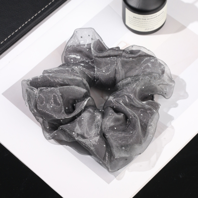 Custom Hair Scrunchies Personalized Satin Cotton Towel Velvet Chiffon Microfiber, Silk and Other Fabrics Printing Flag