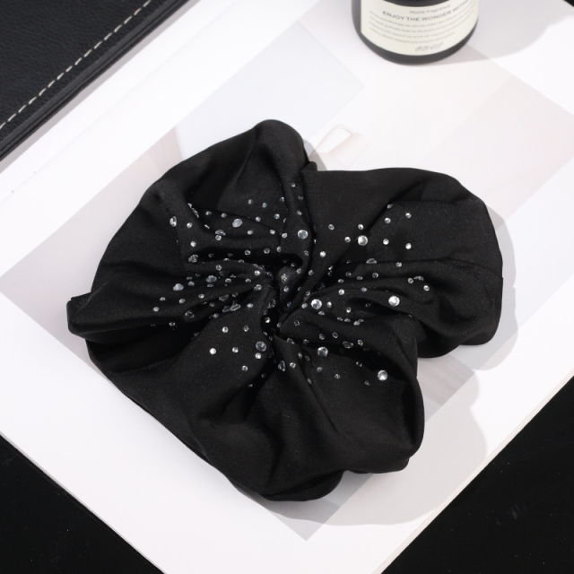 Custom Hair Scrunchies Personalized Satin Cotton Towel Velvet Chiffon Microfiber, Silk and Other Fabrics Printing Flag