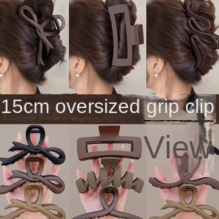 Large Clip Headwear High End Hair Clip Pearl Summer Shark Clip Headwear