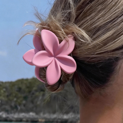 Summer Hawaii Island Hair Clip Featuring Flower Shell Claw for Daily Use or Holiday Occasions