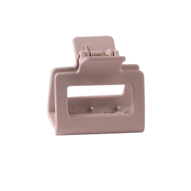 Square Hair Claw Clip 5cm ABS Matte Finish Small Size for Women Girls Daily Use Party Hair Accessories
