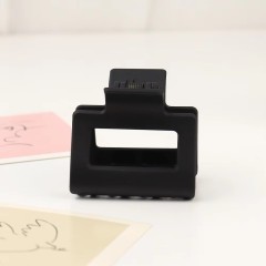 Square Hair Claw Clip 5cm ABS Matte Finish Small Size for Women Girls Daily Use Party Hair Accessories