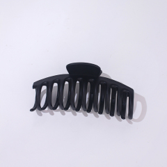 Matte Flexible Hair Claw Clip Keel-Shape Shark Fashion Custom Soft Hair Clips 4.33in Medium Soft Cloud Clip Women's Party
