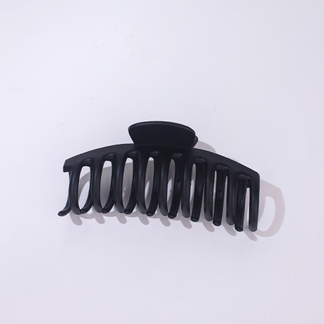 Matte Flexible Hair Claw Clip Keel-Shape Shark Fashion Custom Soft Hair Clips 4.33in Medium Soft Cloud Clip Women's Party