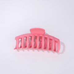 Matte Flexible Hair Claw Clip Keel-Shape Shark Fashion Custom Soft Hair Clips 4.33in Medium Soft Cloud Clip Women's Party