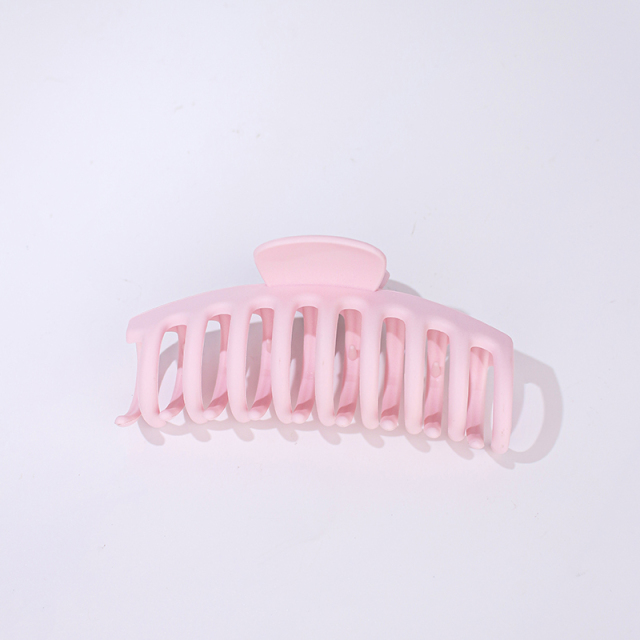 Matte Flexible Hair Claw Clip Keel-Shape Shark Fashion Custom Soft Hair Clips 4.33in Medium Soft Cloud Clip Women's Party