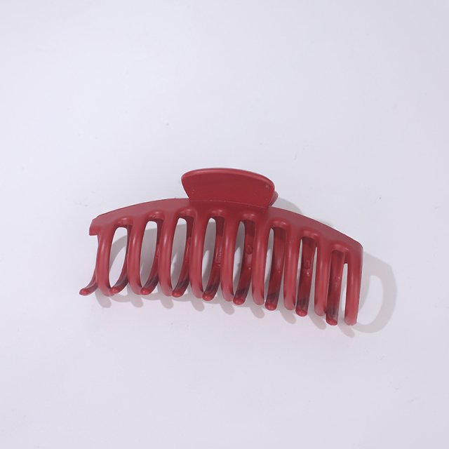 Matte Flexible Hair Claw Clip Keel-Shape Shark Fashion Custom Soft Hair Clips 4.33in Medium Soft Cloud Clip Women's Party