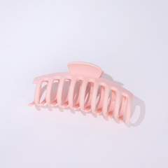 Matte Flexible Hair Claw Clip Keel-Shape Shark Fashion Custom Soft Hair Clips 4.33in Medium Soft Cloud Clip Women's Party