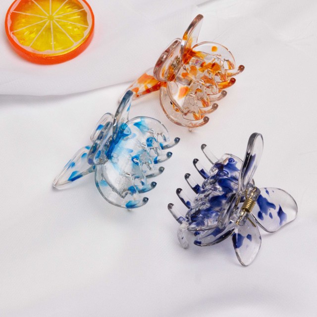 Artstar Mini Butterfly Claw Clip – Matte PC, European & American Style Daily Hair Accessory