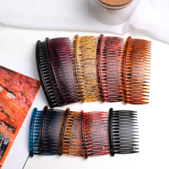 Custom Logo Elegant Wedding Accessories Plastic Hair Twisit Comb Comb Hair Clips 14 24 Pins Side Hair Comb
