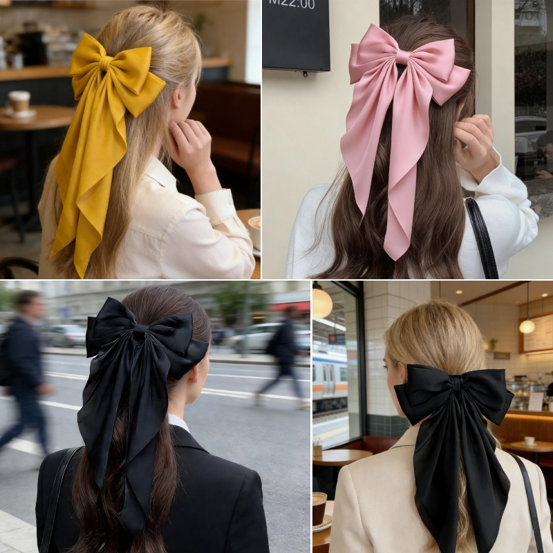 Butterfly claw clip and bow hair clip styles across the Artstar hair accessory range