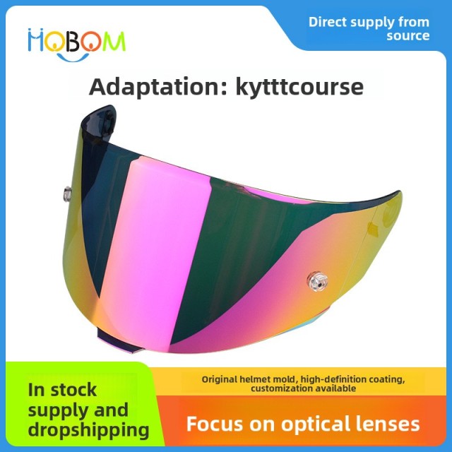 Adapt tp kytTT COURSE Full-Face Motorcycle Helmet Replacement Lens with Modified