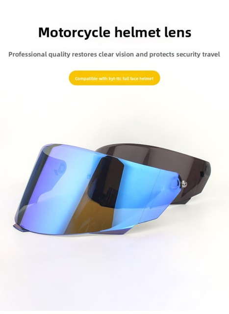 Adapt tp kytTT COURSE Full-Face Motorcycle Helmet Replacement Lens with Modified