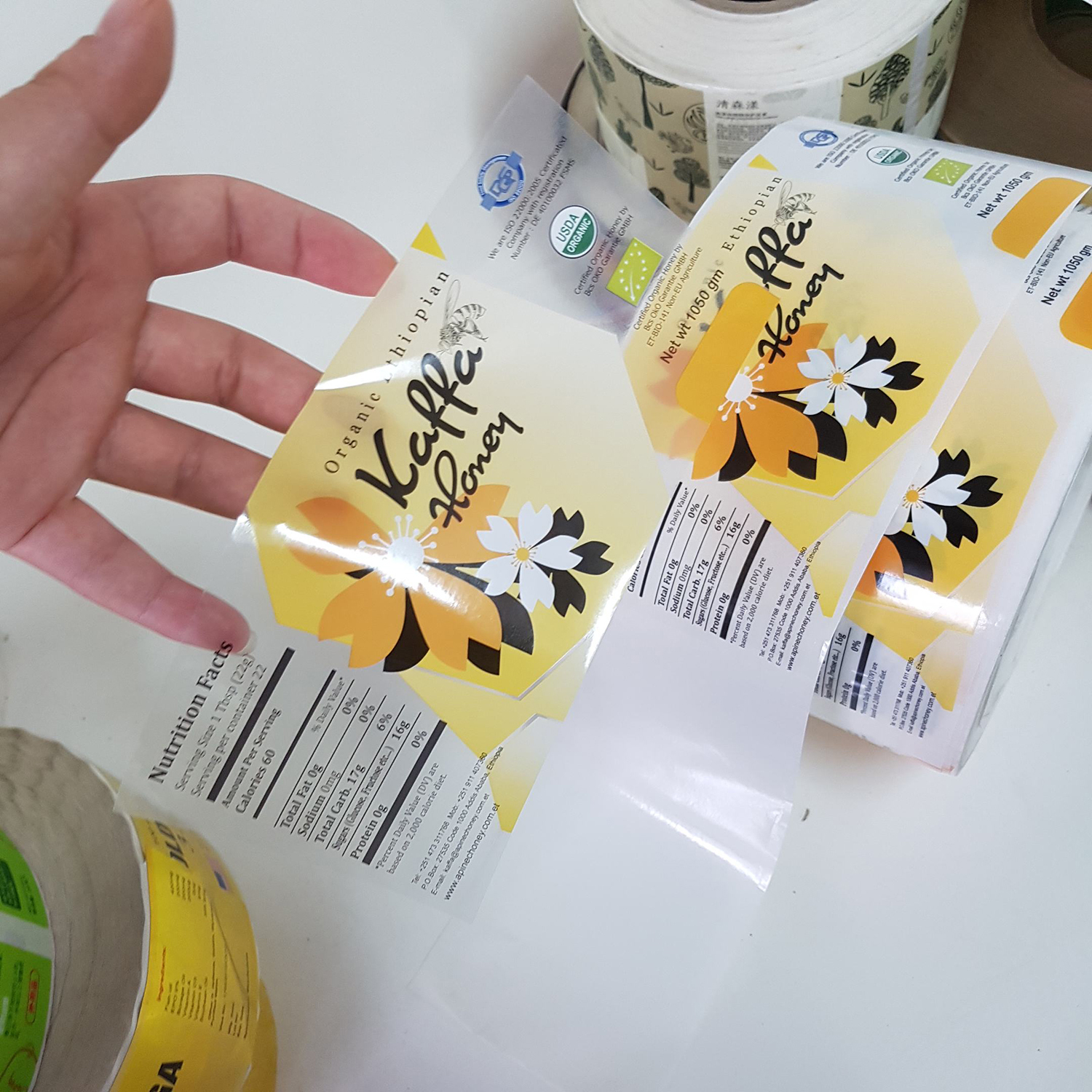 Clear Flexible PVC Label Films