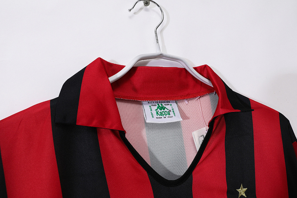 88/89 season AC Milan Home Long sleeved Retro