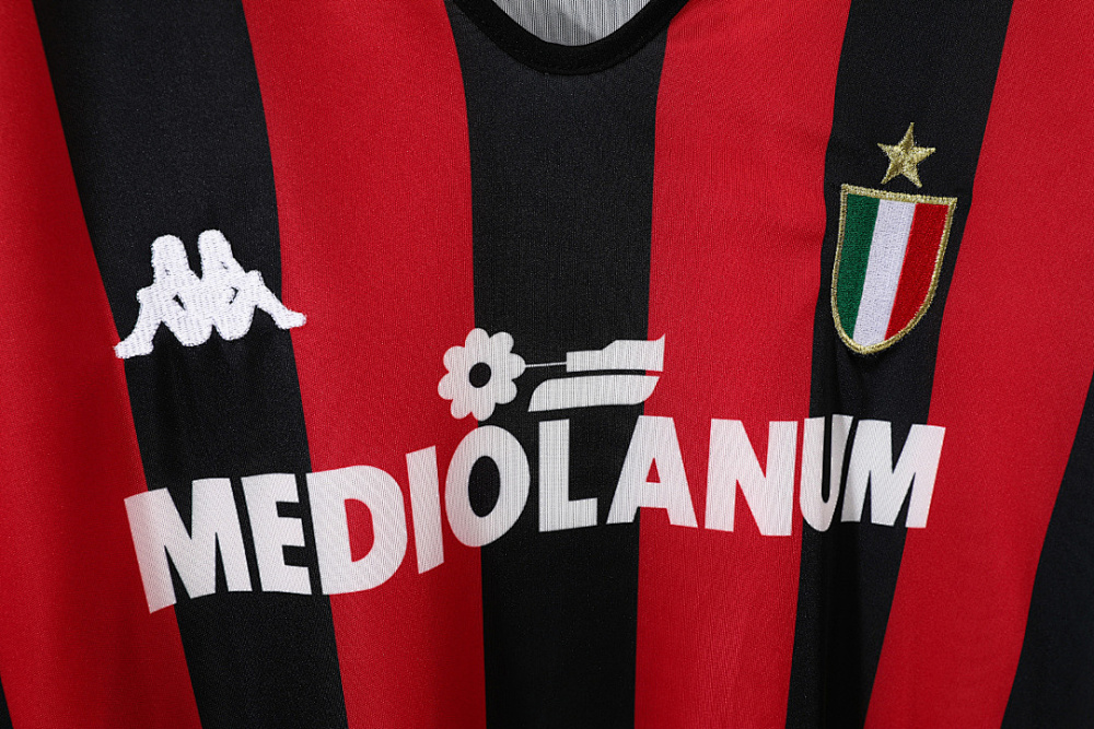 88/89 season AC Milan Home Long sleeved Retro