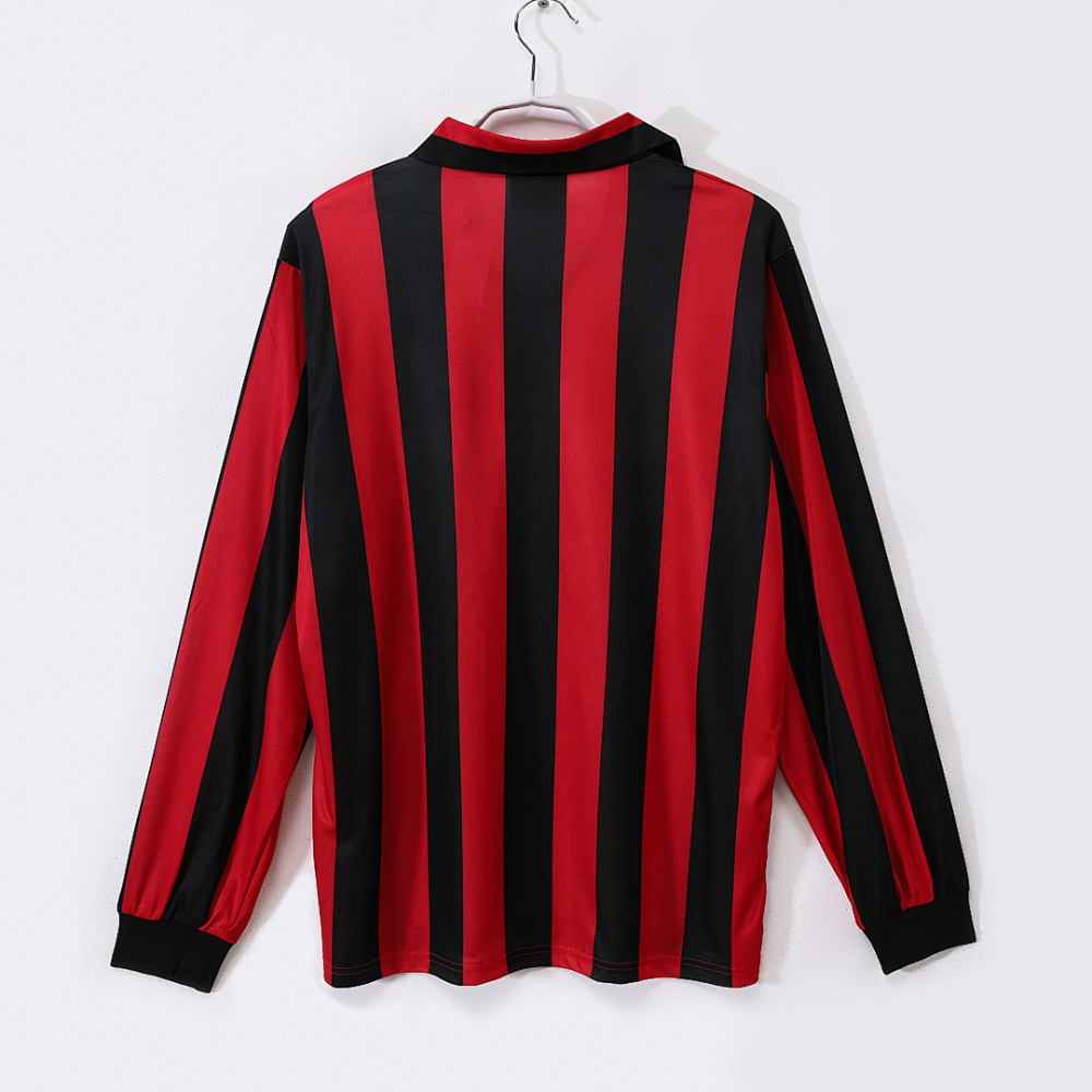 88/89 season AC Milan Home Long sleeved Retro