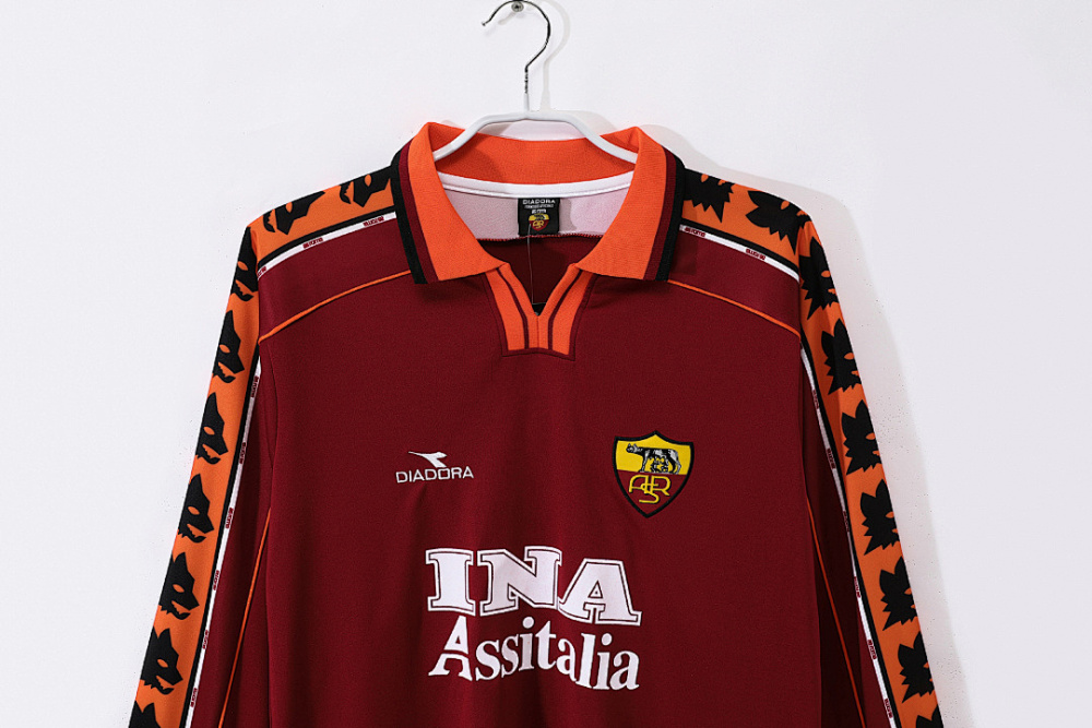 1998/99 season Roma Long sleeved Retro