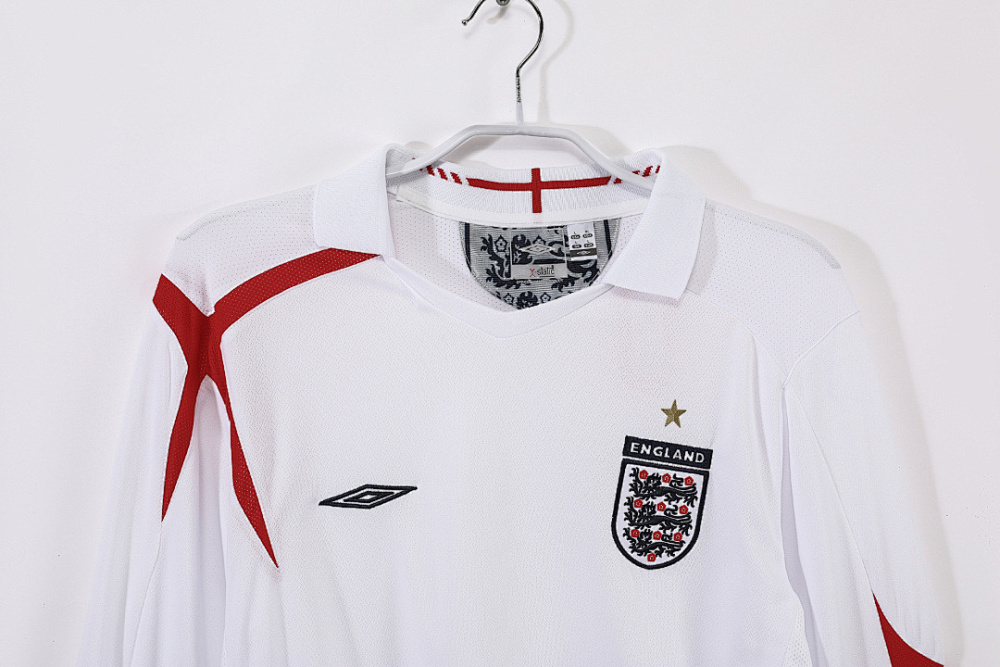 2006 season England Home Long sleeved Retro