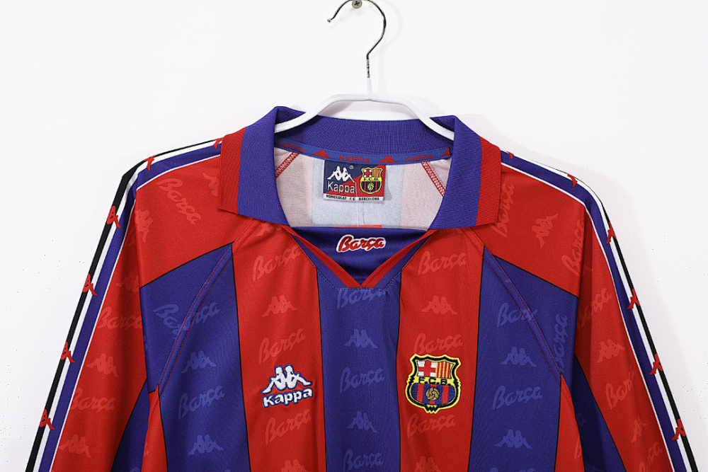 1995/97 season Barcelona Home Long sleeved Retro