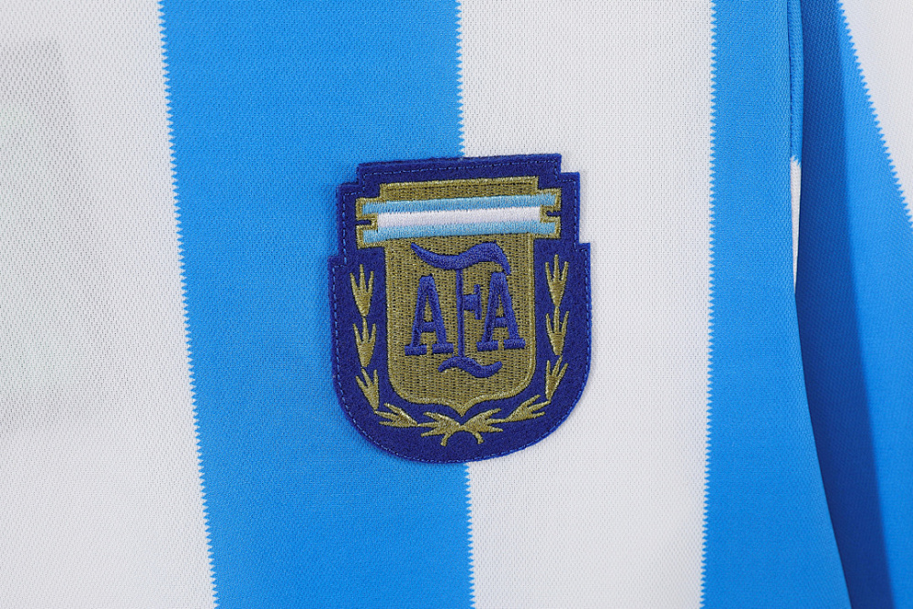 1986 season Argentina Home Long sleeved Retro