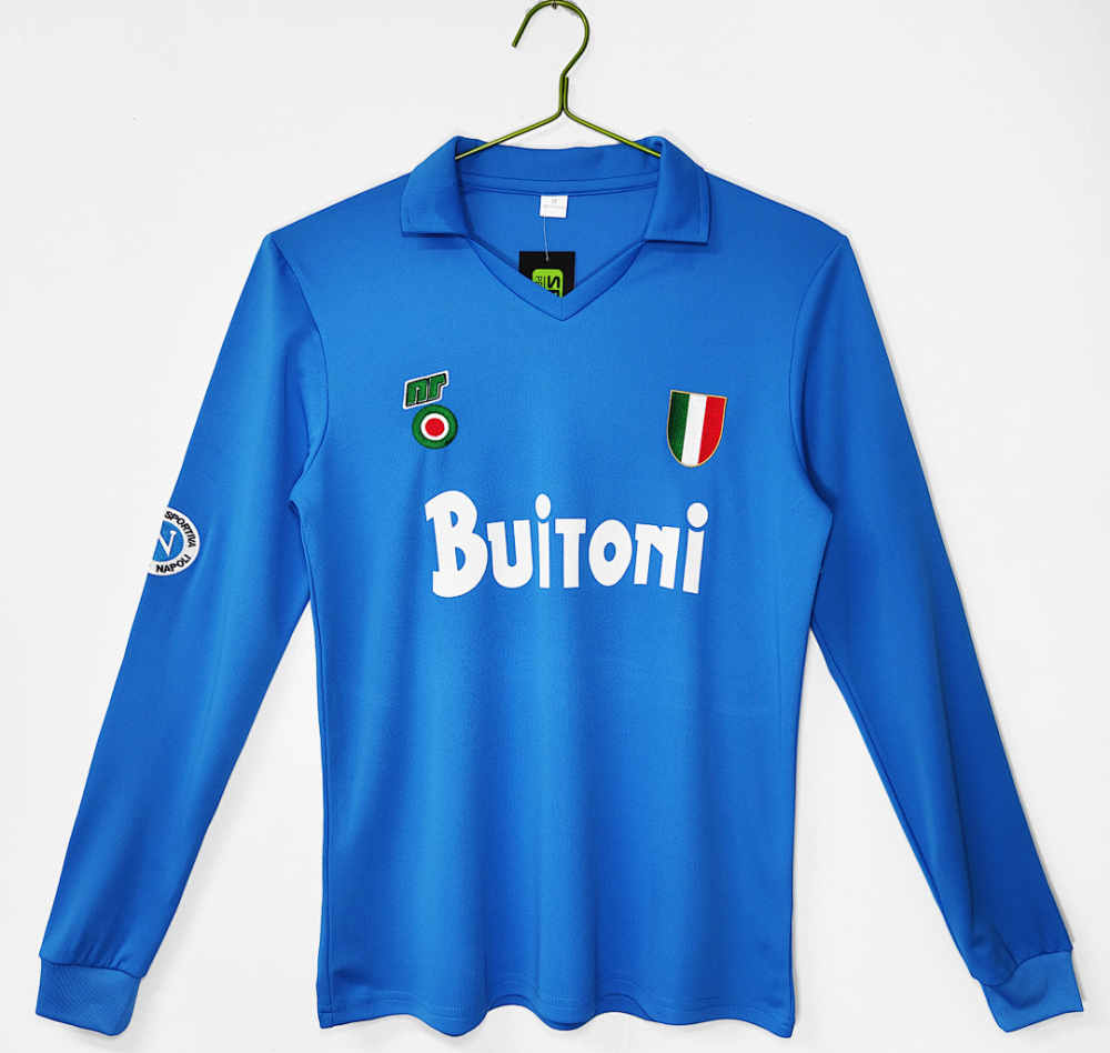 1987/88 season Napoli Home Long sleeved Retro