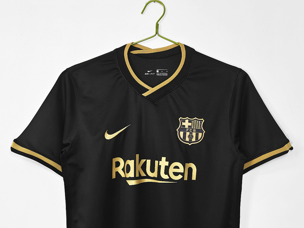 2020/21 season Barcelona Away Black Retro