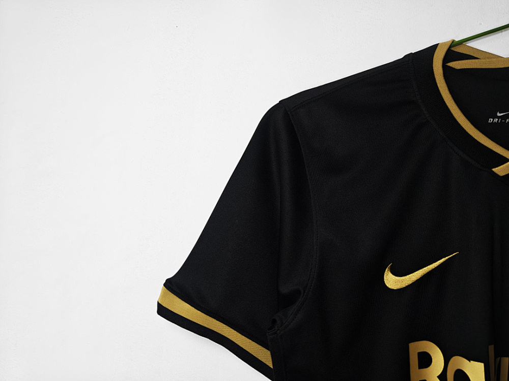 2020/21 season Barcelona Away Black Retro