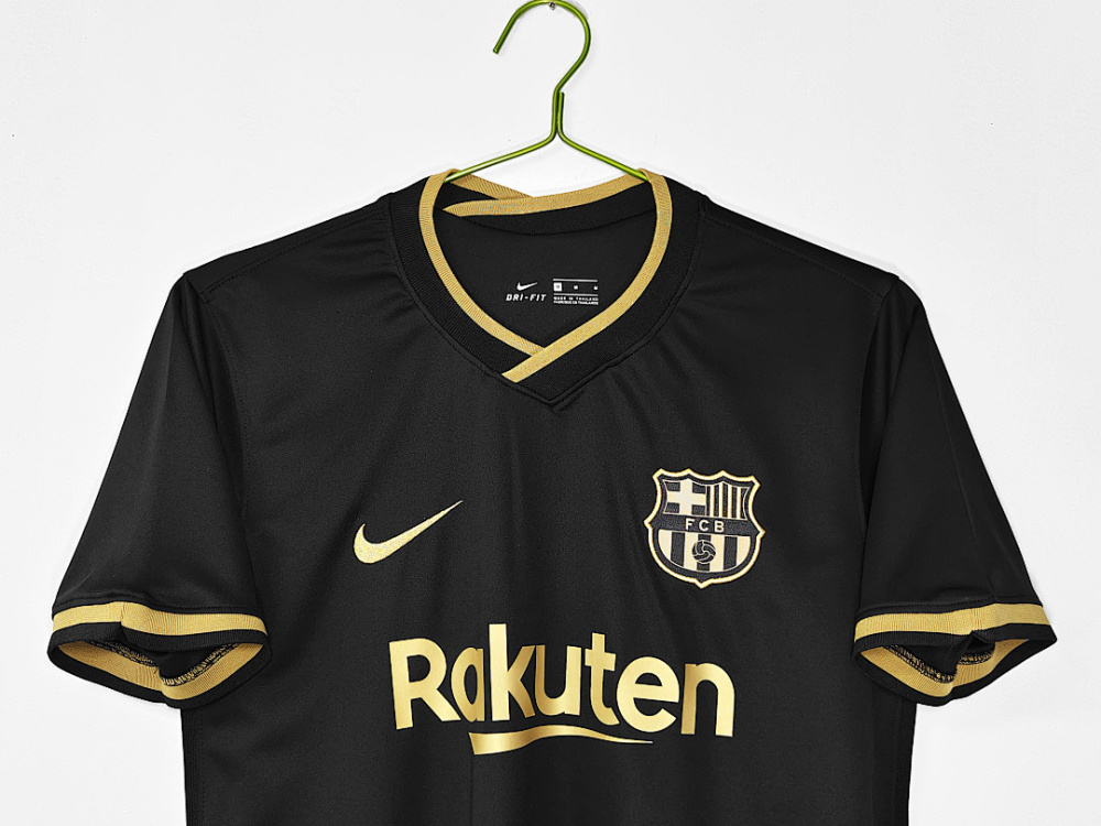2020/21 season Barcelona Away Black Retro