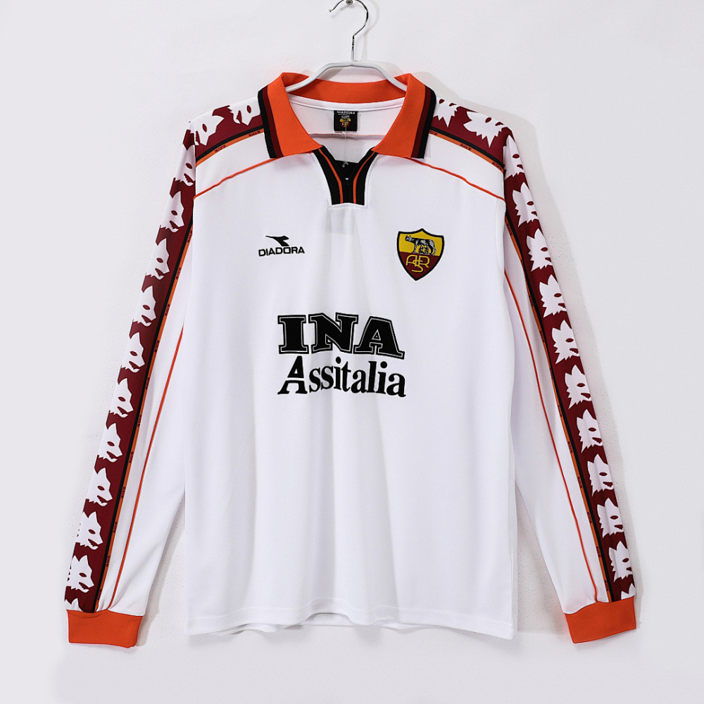 1998/99 season Roma Away Long sleeved Retro