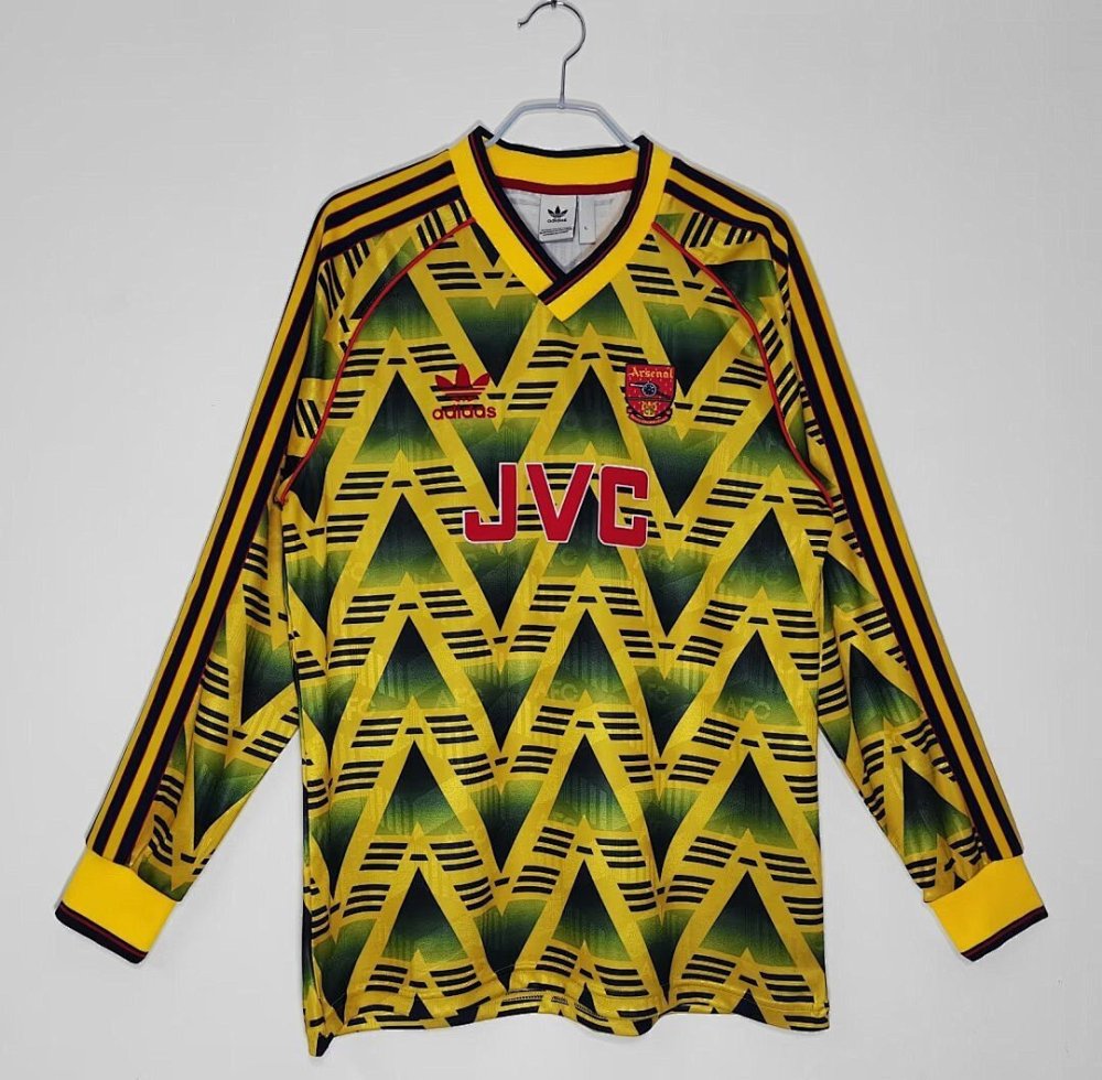 1991/93 season Arsenal Away Long sleeved Retro