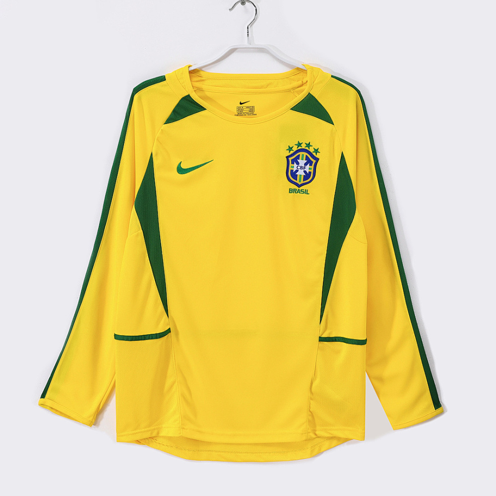 2002 season Brazil Home Long sleeved Retro
