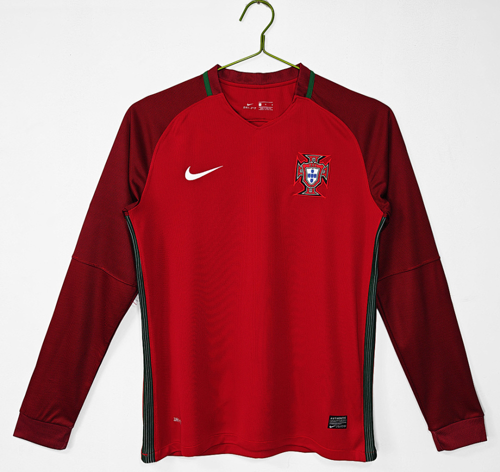 2016 season Portugal Home long sleeves Retro