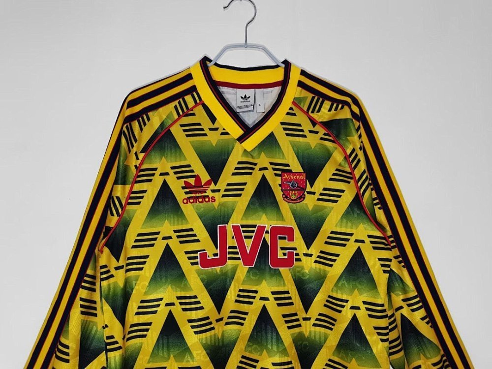 1991/93 season Arsenal Away Long sleeved Retro