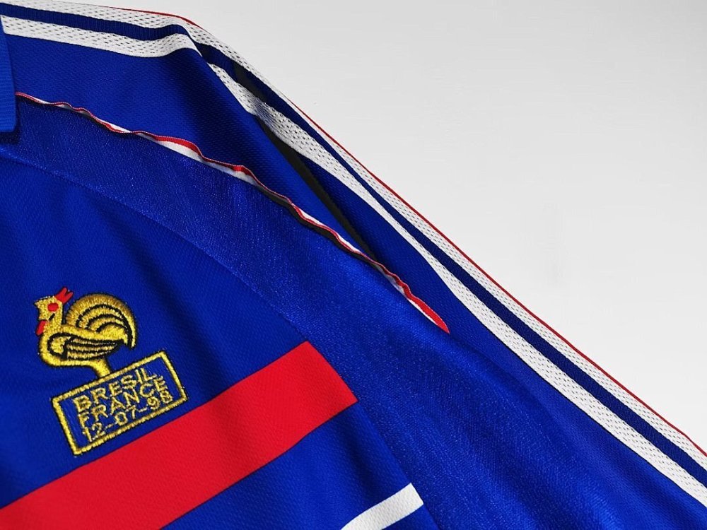 1998 season France Home Long sleeved Retro