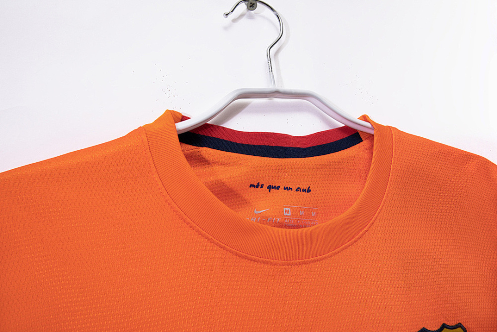 2012/13 season Barcelona Away Orange Retro