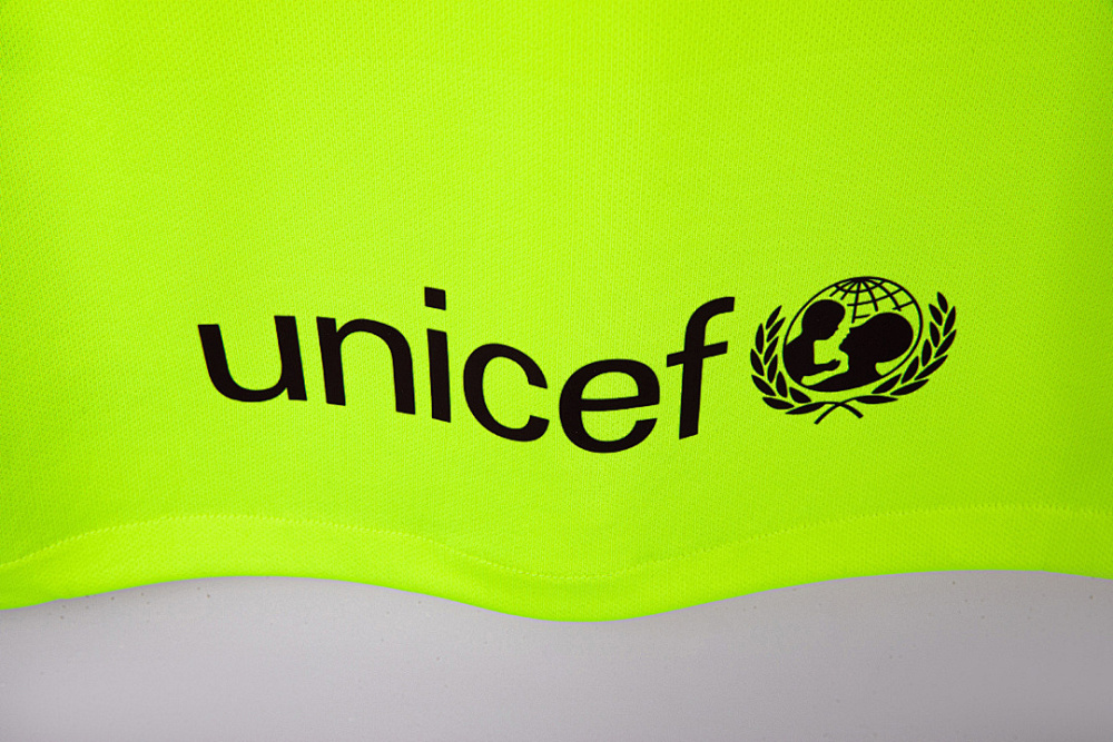2014/15 season Barcelona Third Fluorescent green Retro