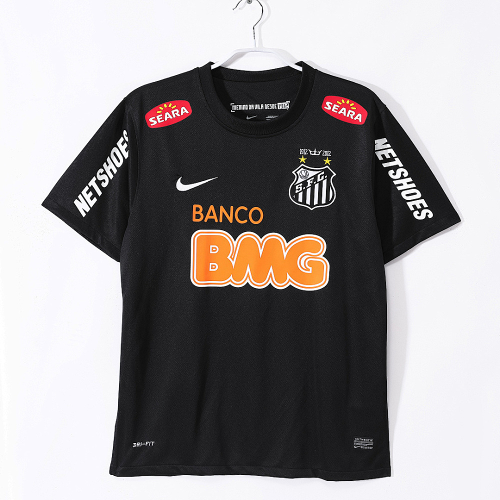 2012/13 season Santos black Retro (shoulder patch)