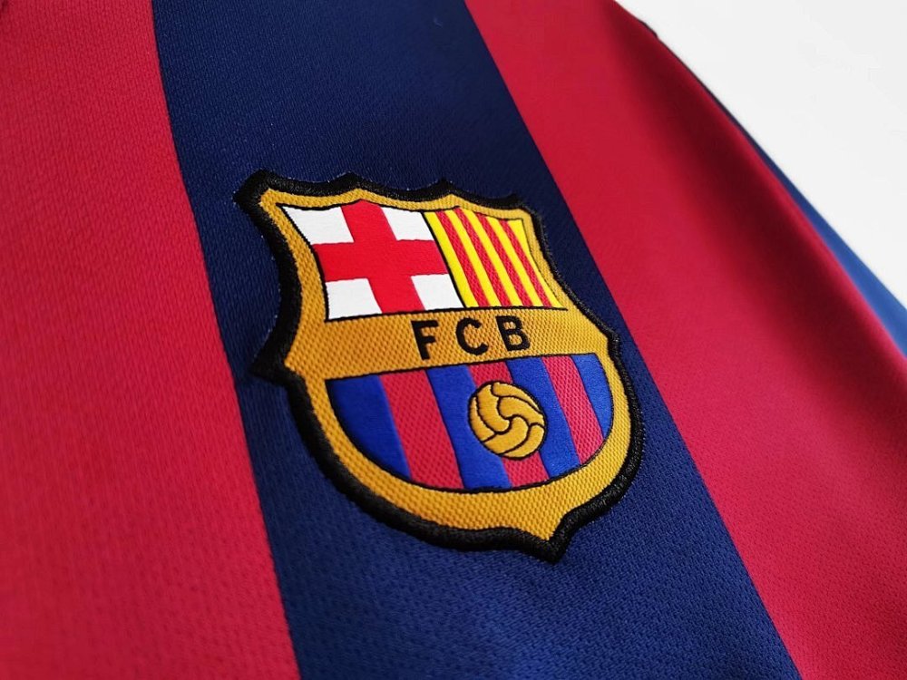 2014/15 season Barcelona Home Retro