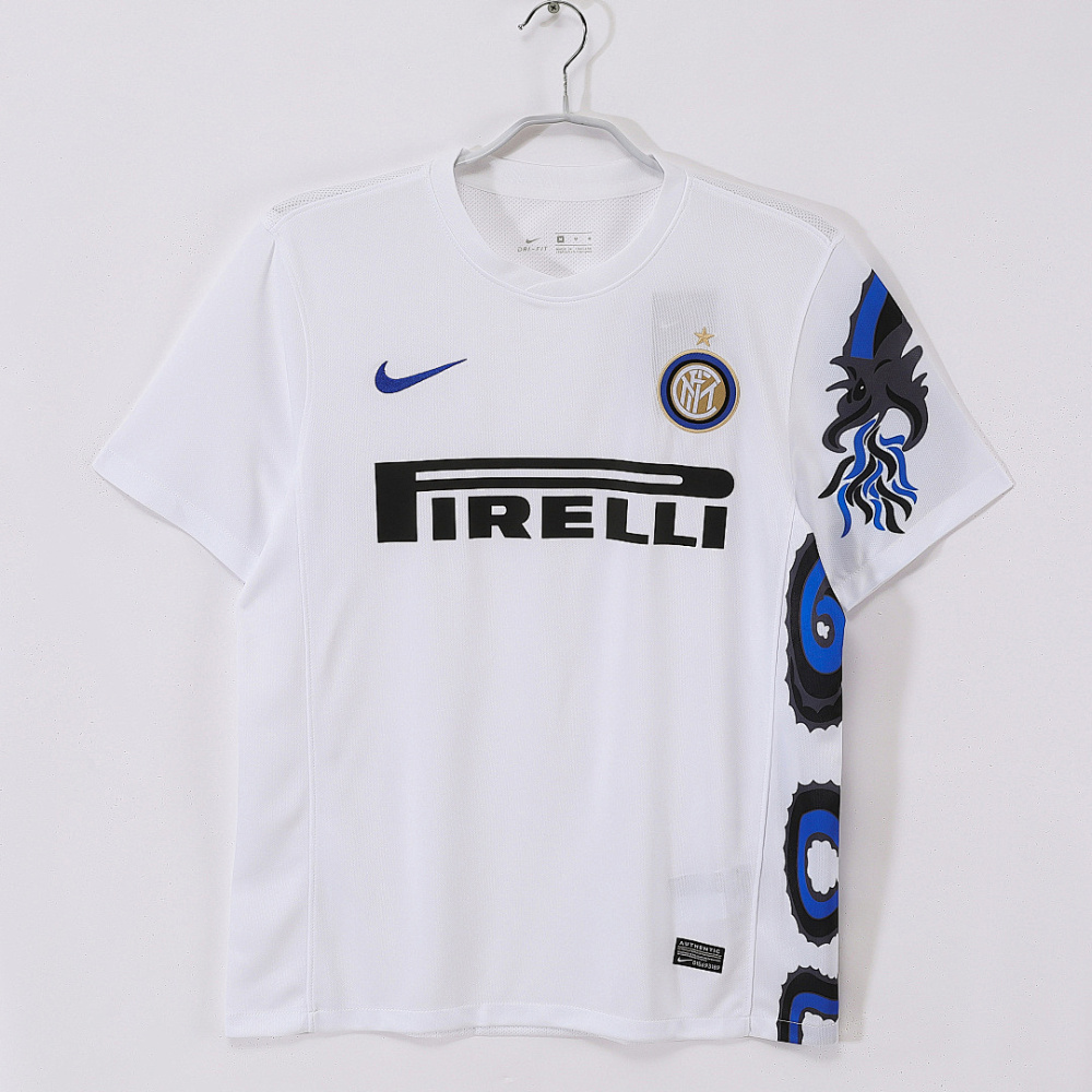 2010∕11 season Inter Milan Away white Retro