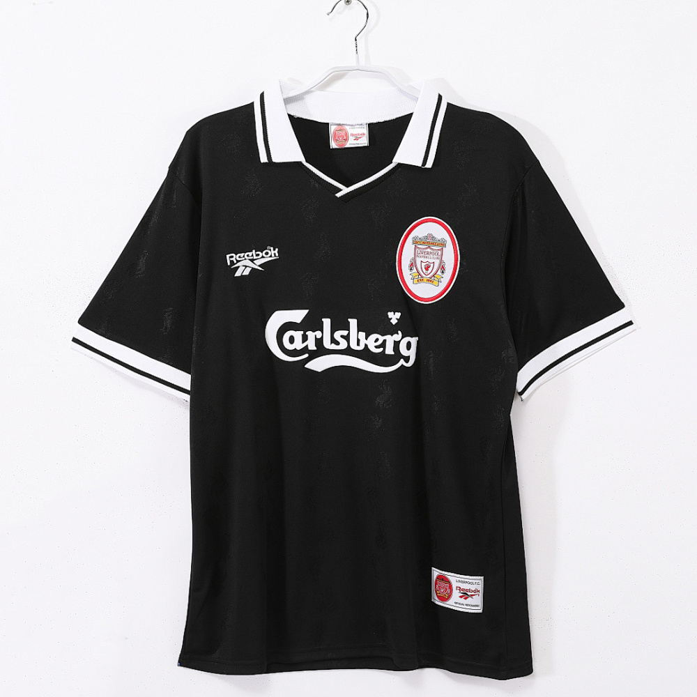 1996/97 season Liverpool black Retro