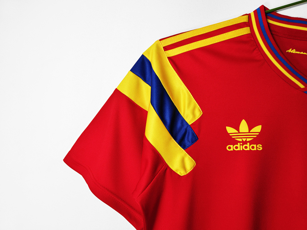 1990 season Colombia Away red Retro