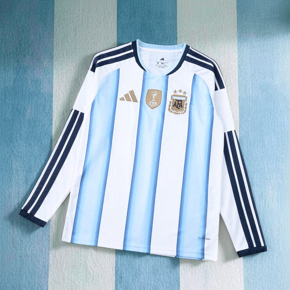 2026 FIFA World Cup Argentina home Long sleeved Fan version