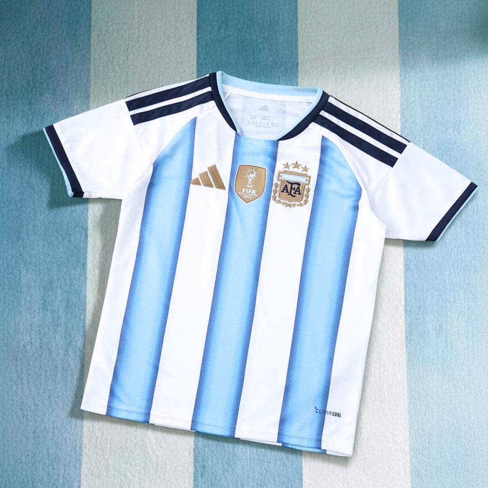 2026 FIFA World Cup Argentina home Kids kit